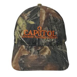 Capitol Hardware Strapback Hat Camo One Size Adjustable Chipola